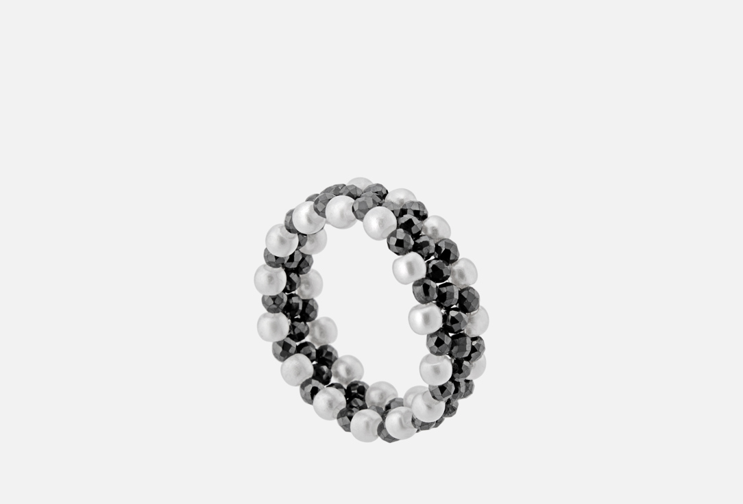 

Кольцо LANZEROTTI, Gelido, с гематитом и перламутром 1 шт