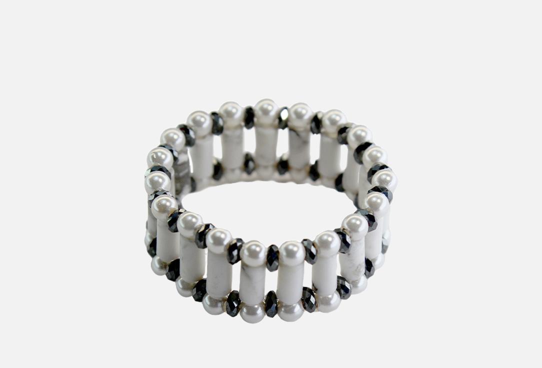 Изображение товара Кольцо Lanzerotti Gelido, с говлитом, жемчугом и гематитом