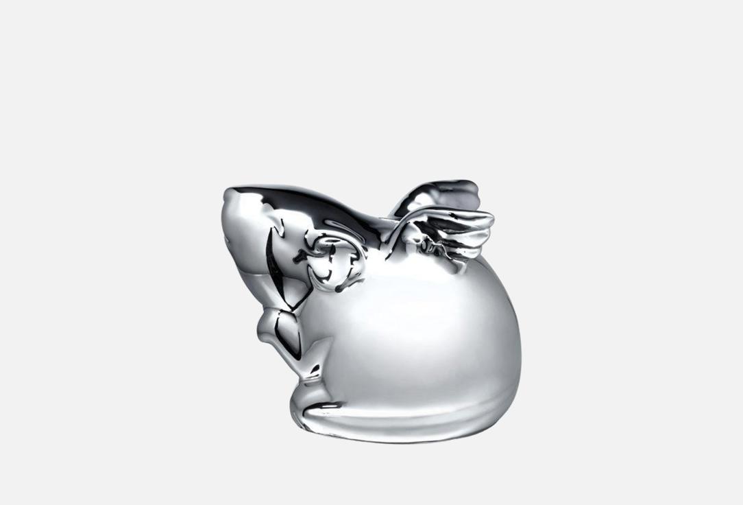 

Копилка MY CERAMIC STORY, Серебряный, Мышка с крыльями, серебро, 13х12 1 шт