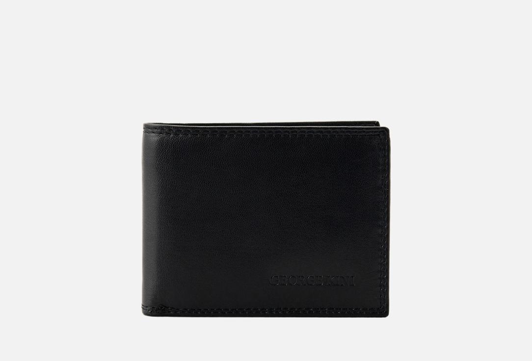 Кошелек кожаный GEORGE KINI WALLET BLACK DOLL 2