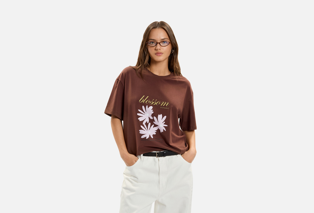 

Футболка 16SHADES, Коричневый, Blossom ONE SIZE мл