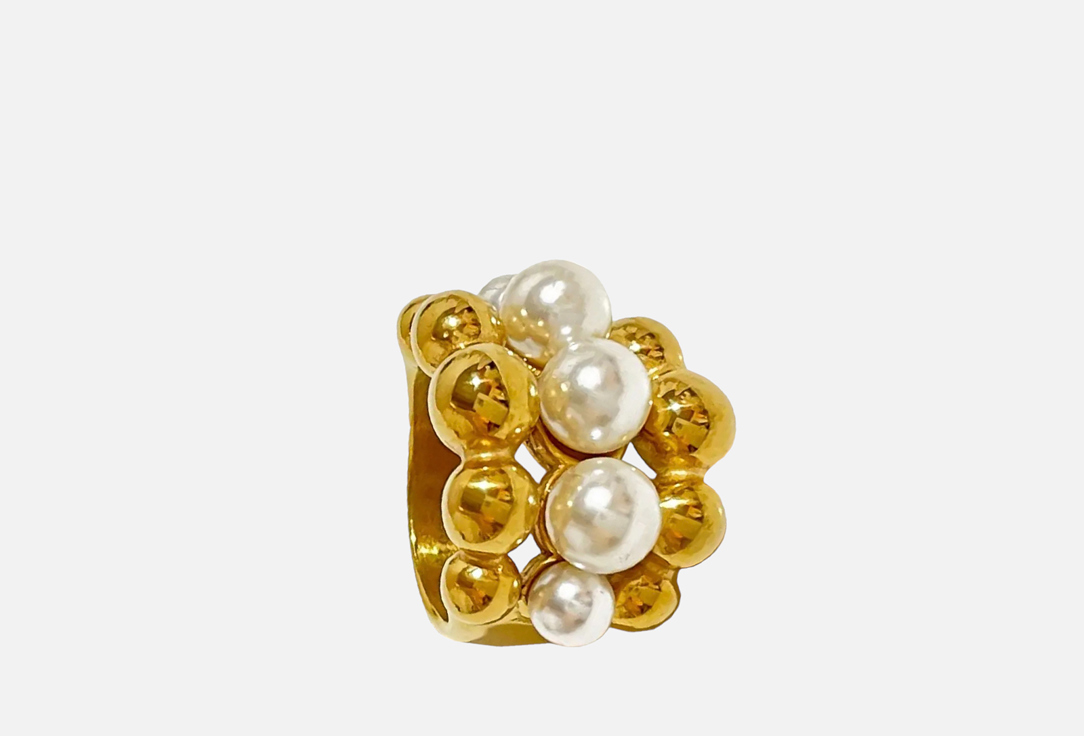 

кольцо LA FAMILY, С жемчугом 17 мл