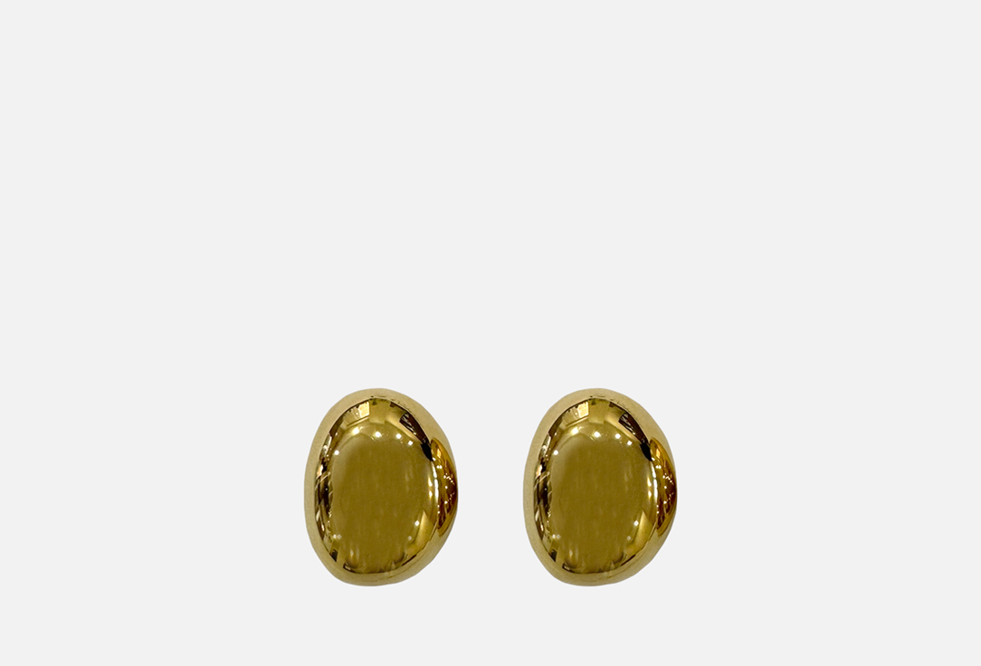 Изображение товара серьги La Family овалы золотые