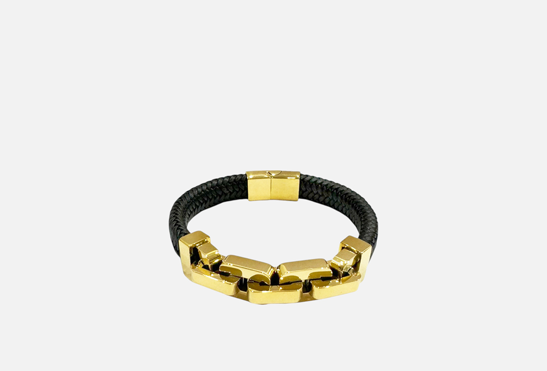 

браслет LA FAMILY, Кожаный с цепью 1 шт