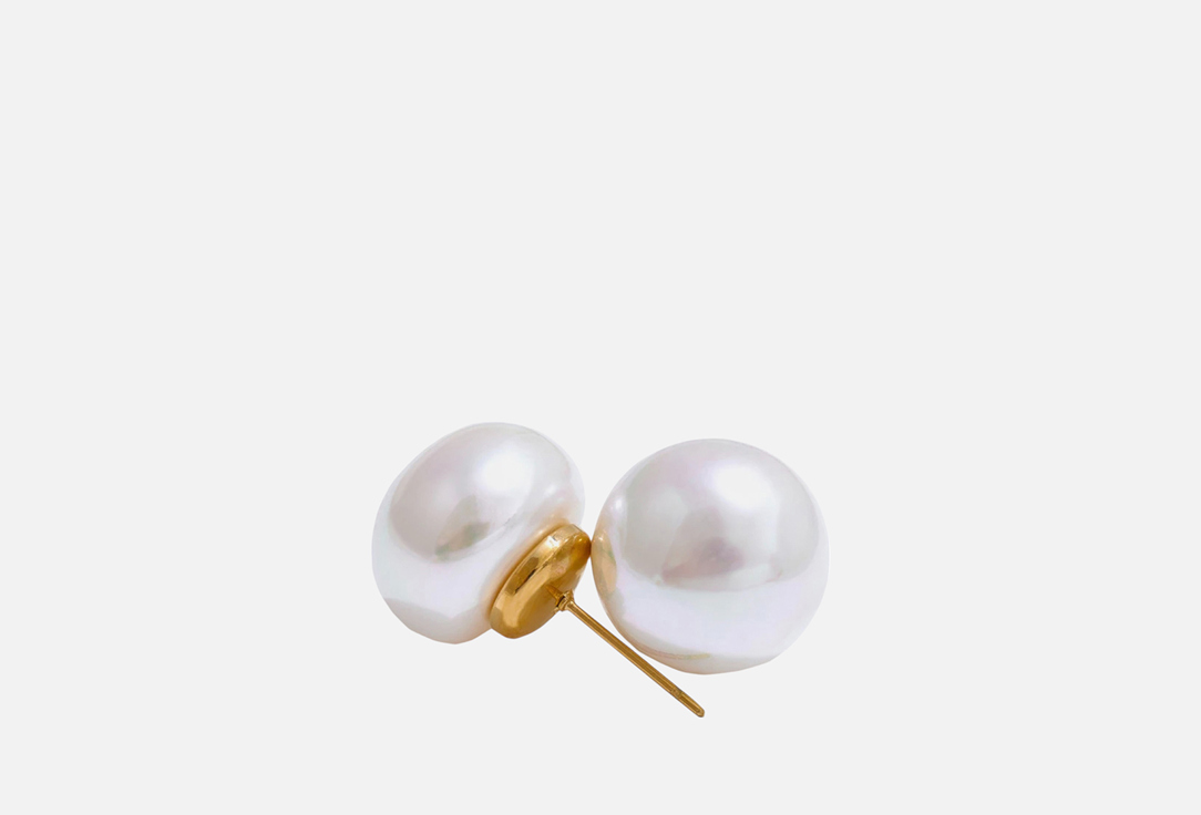 Изображение товара серьги-ПУССЕТЫ La Family жемчуг