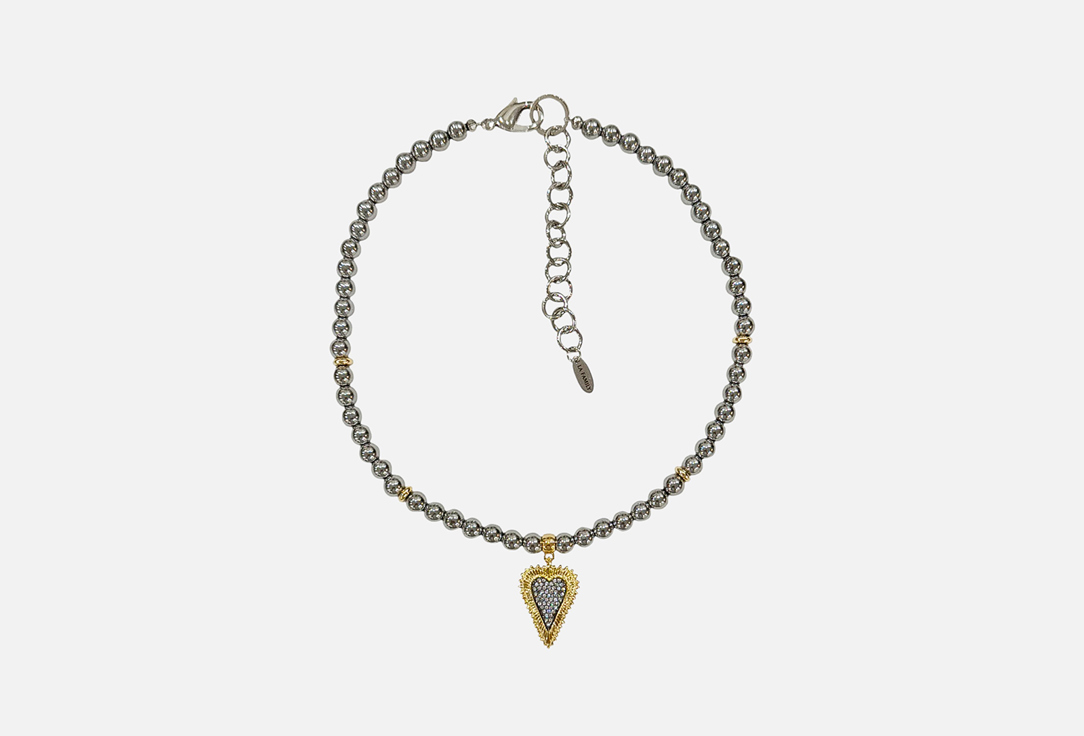 Изображение товара подвеска La Family из гематита с сердцем