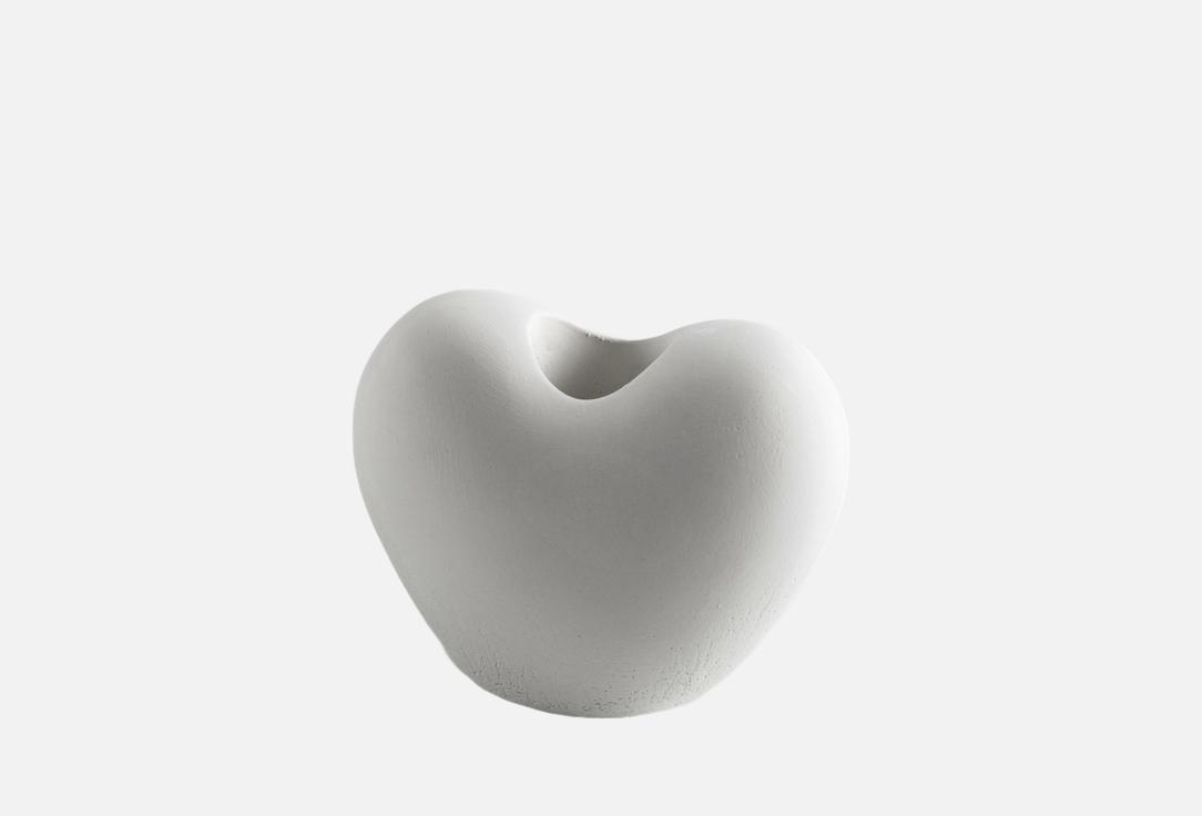 

Подсвечник для свечей KASH.PO, Белый, Сердце, 8х5х6 1 шт