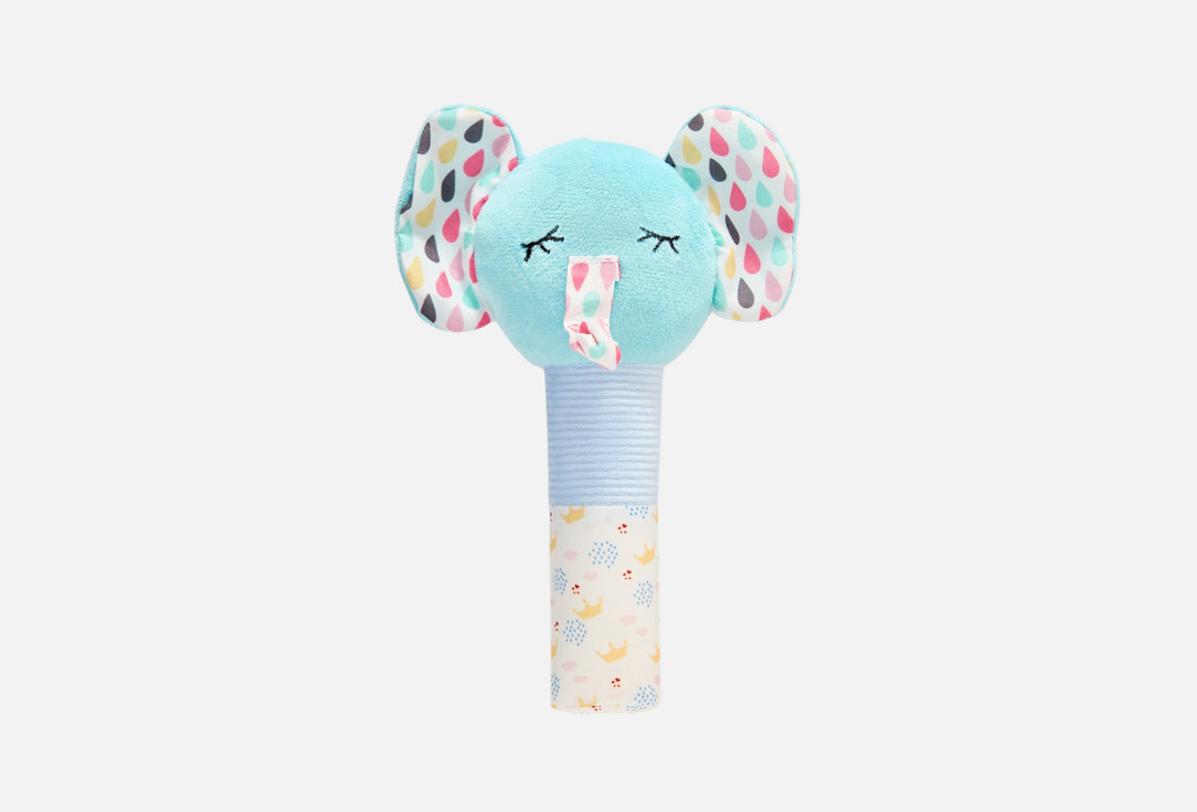 

Погремушка с пищалкой LUKNO, Слоник 1 шт