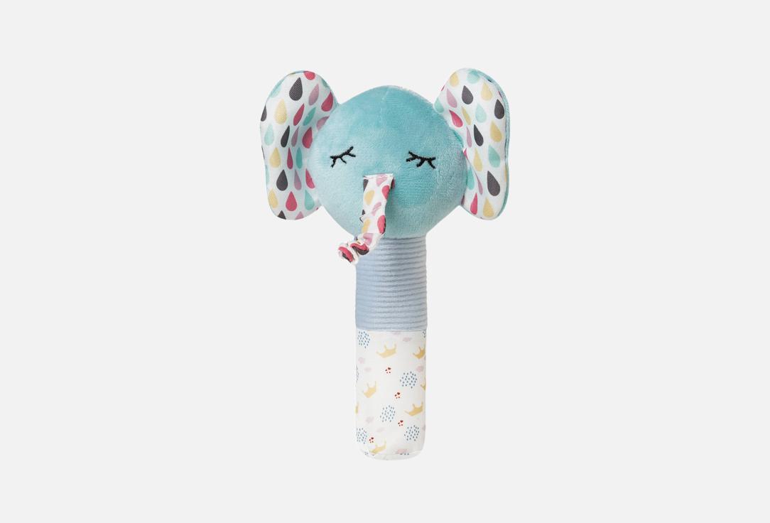 Изображение товара Погремушка с пищалкой LUKNO Слоник