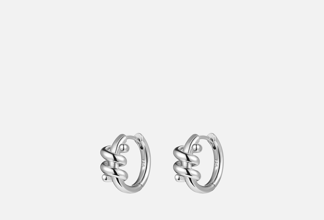 

Серьги WISHLIST, Scroll Silver 2 шт