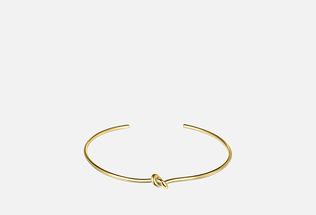 Изображение товара Колье Wishlist Knot Gold для женщин, позолота 18 карат, длина 36 см