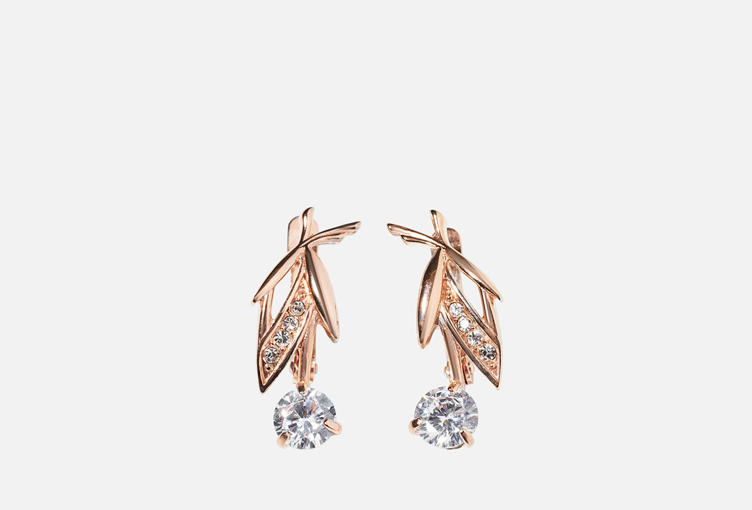 Изображение товара серьги Настроение женщины с фианитом и ювелирным стеклом PRECIOSA