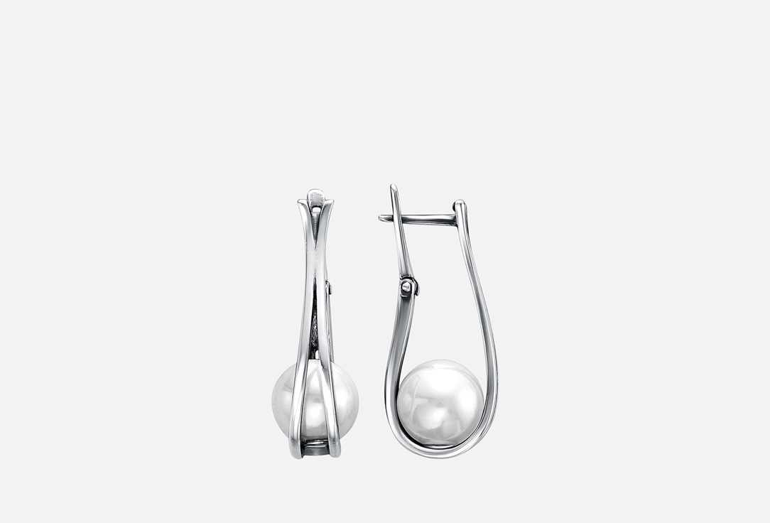 Изображение товара серьги Настроение женщины с жемчугом