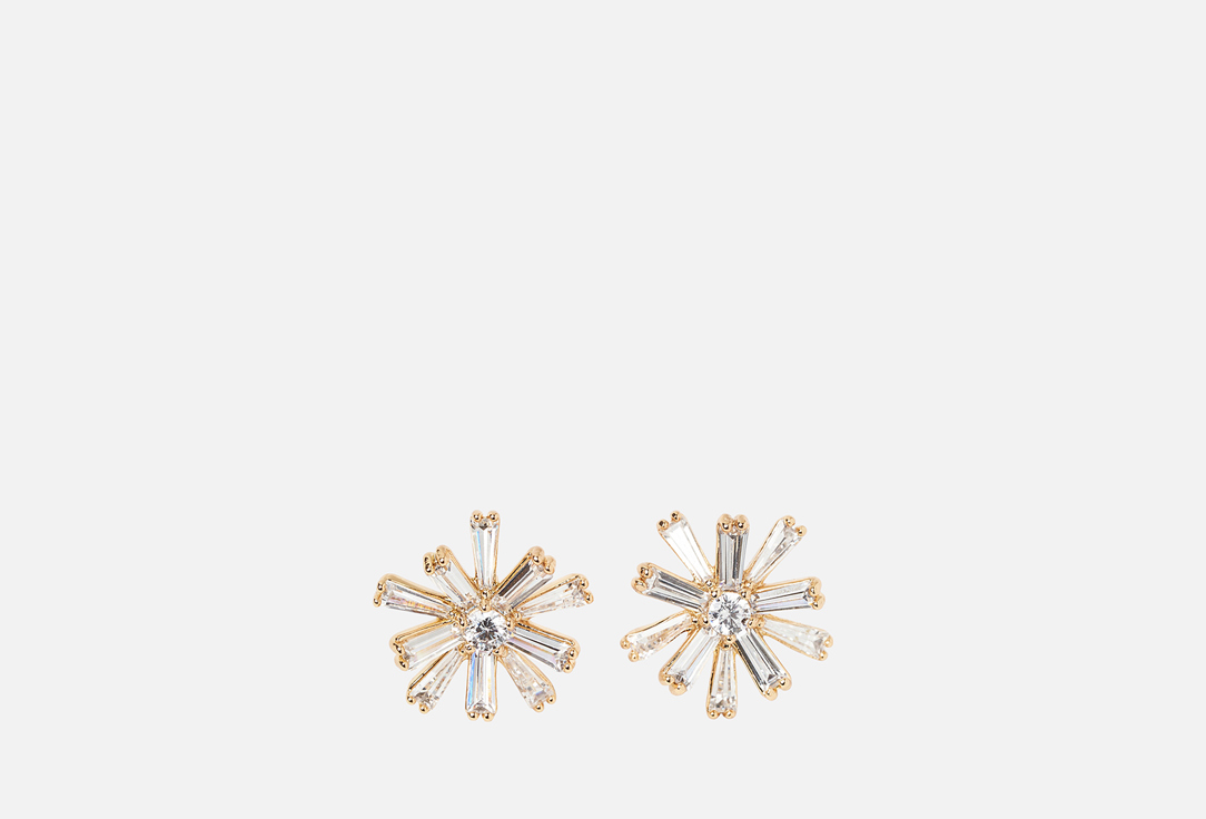 Изображение товара Серьги-гвоздики Настроение женщины с фианитами - ювелирная бижутерия