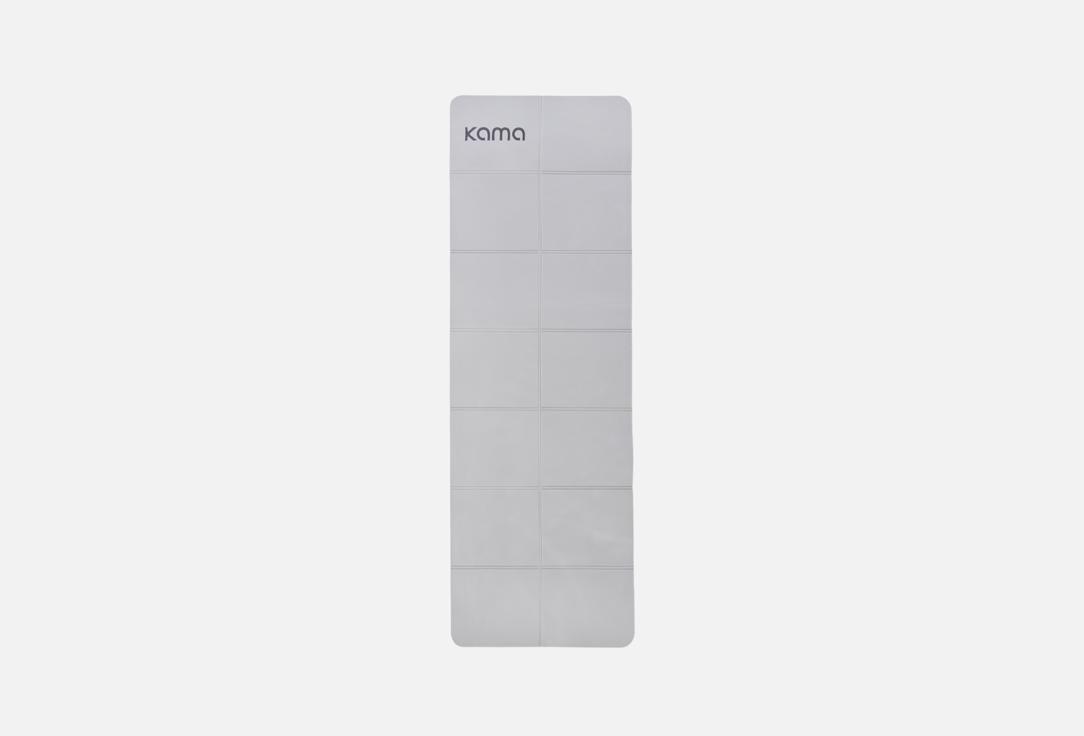 Коврик для йоги и фитнеса KAMA Mat folding gray 1 шт