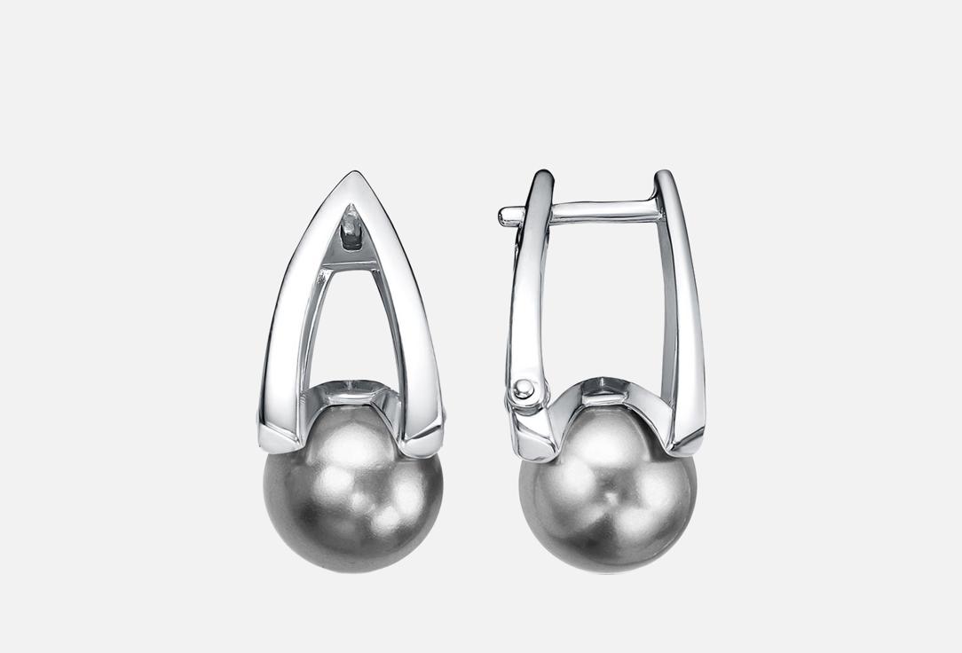 Изображение товара Серьги Настроение женщины с искусственным жемчугом