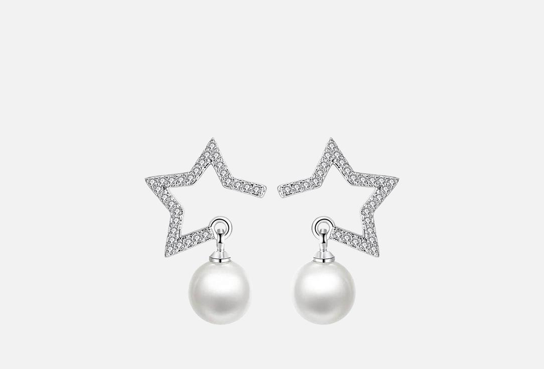 

серьги-гвоздики НАСТРОЕНИЕ ЖЕНЩИНЫ, С кристаллами 2 шт