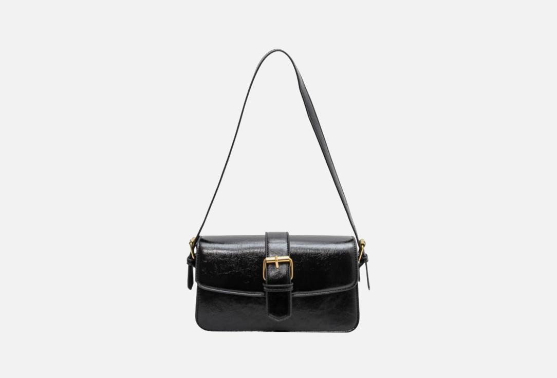 Изображение товара Стильная женская сумка на плечо Your houser black из эко-кожи