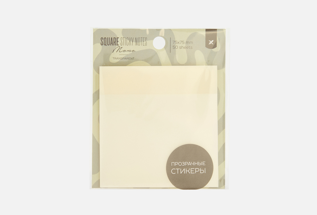 Изображение товара Прозрачные самоклеющиеся стикеры LOREX TRANSPARENT MONO для заметок и пометок