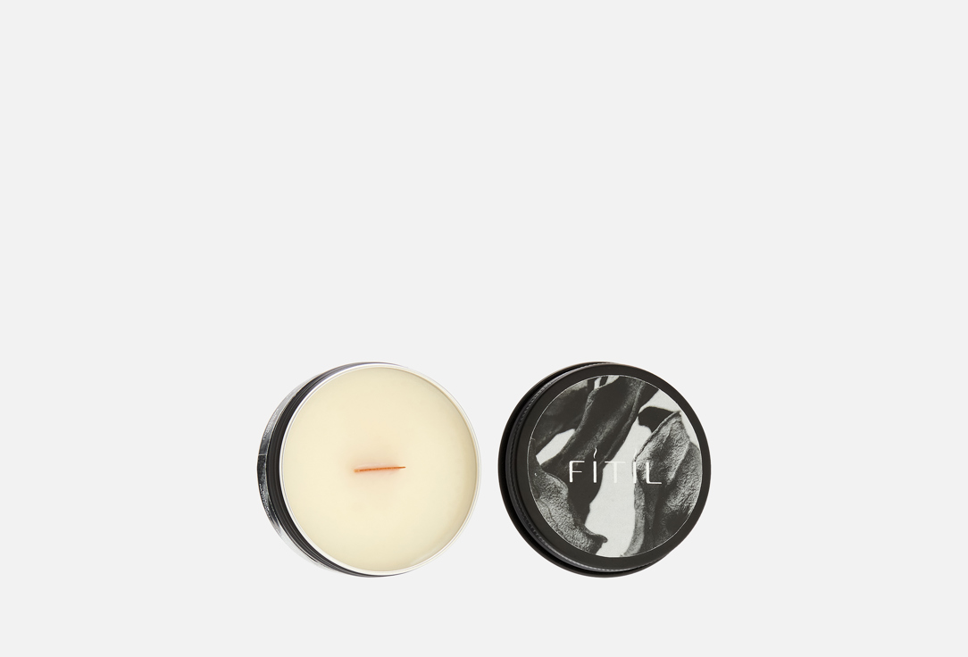 Изображение товара Ароматическая свеча FITIL Black patchouli с пряно-древесным ароматом 60 г