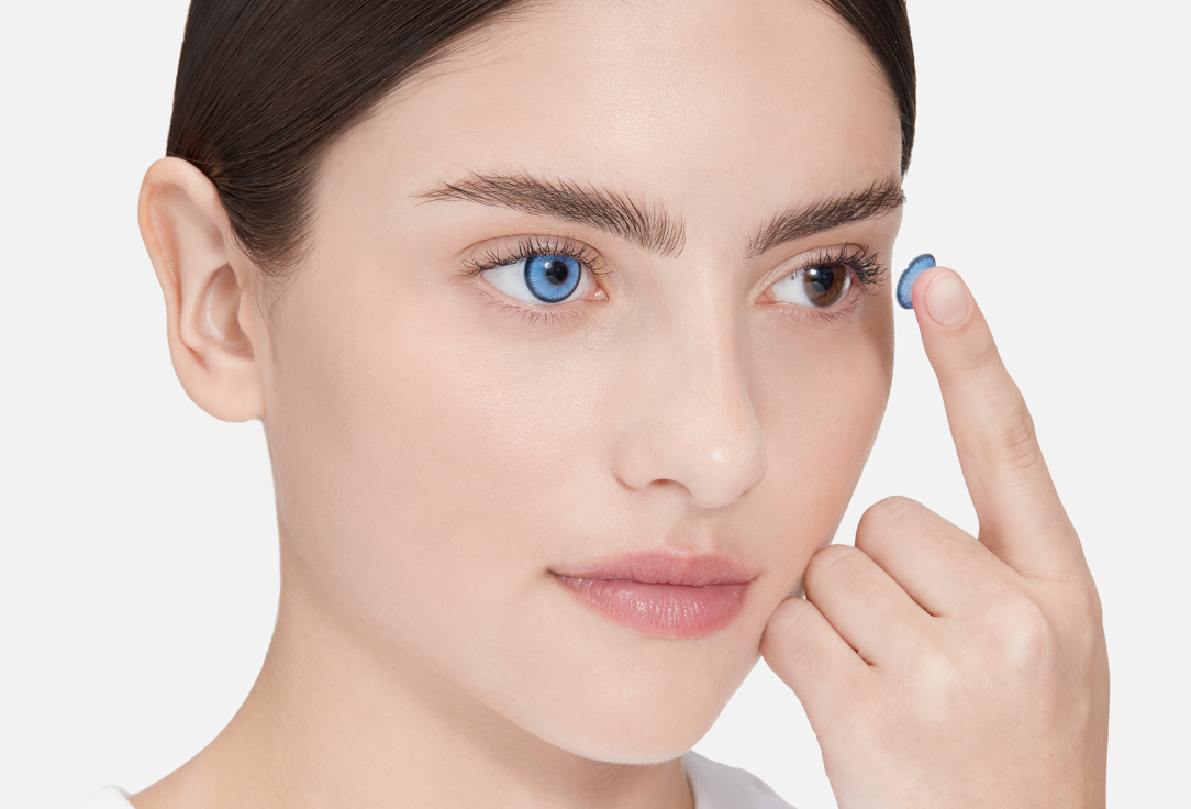 Изображение товара Цветные контактные линзы MAGESTIC Flex blue