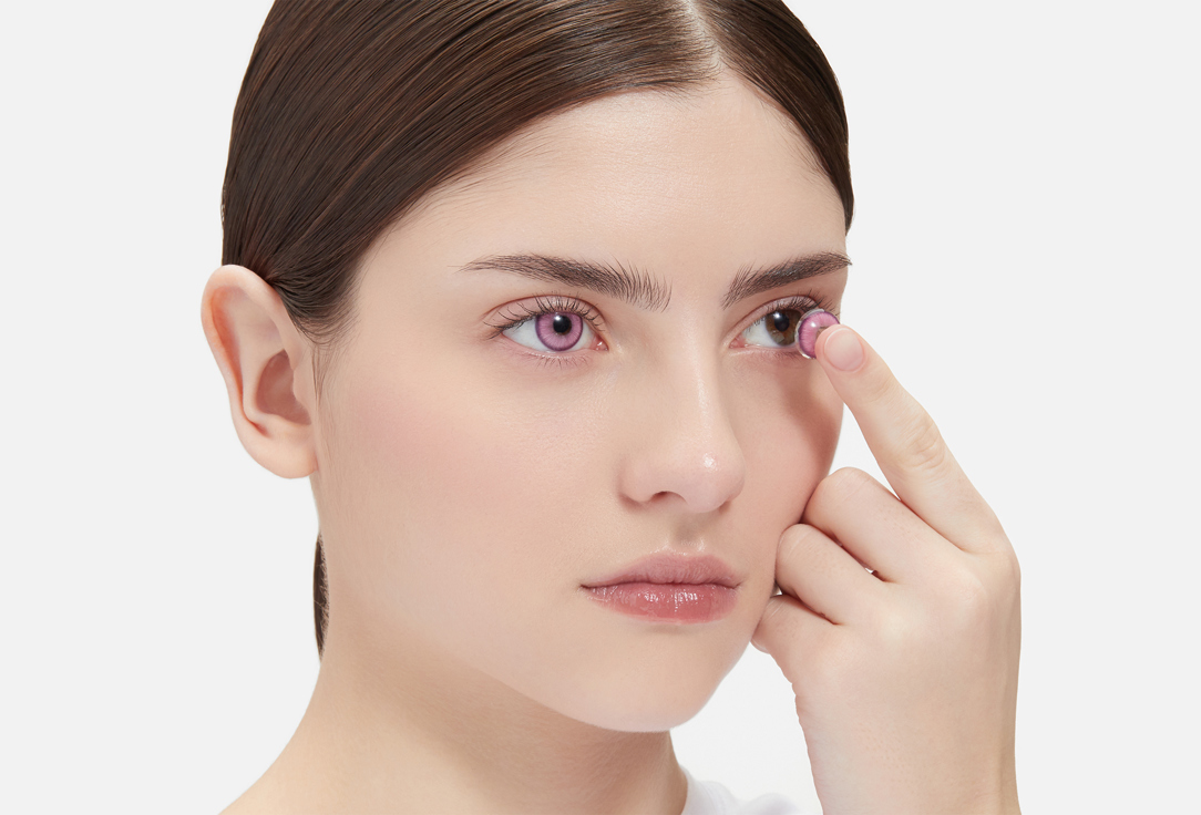 

Цветные контактные линзы MAGESTIC, OMG purple 0.00 оптическая сила