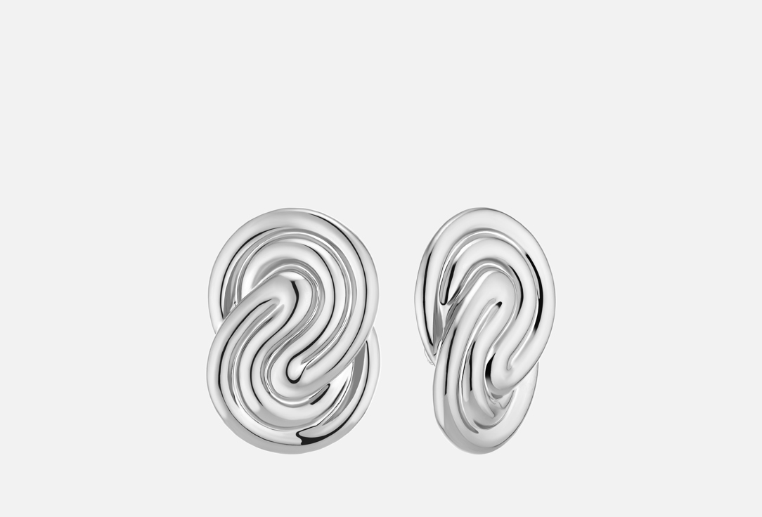 

Серьги ATTRIBUTE SHOP, Clips Infinity Silver 2 шт