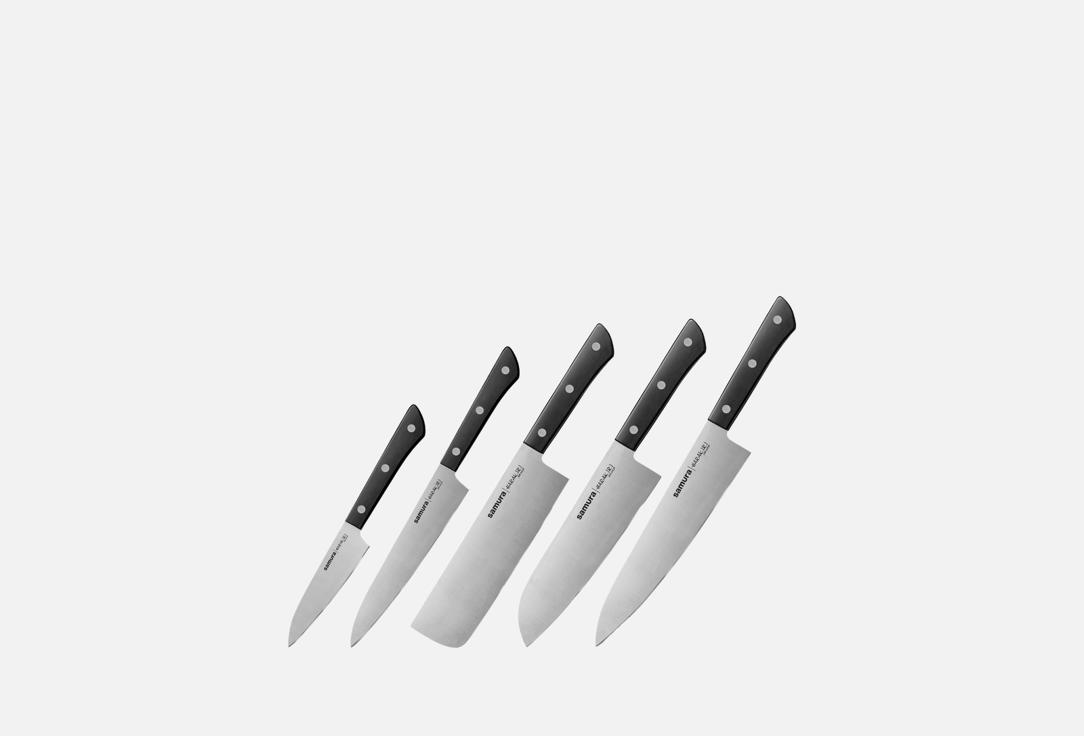 Набор кухонных ножей SAMURA Harakiri 5 шт