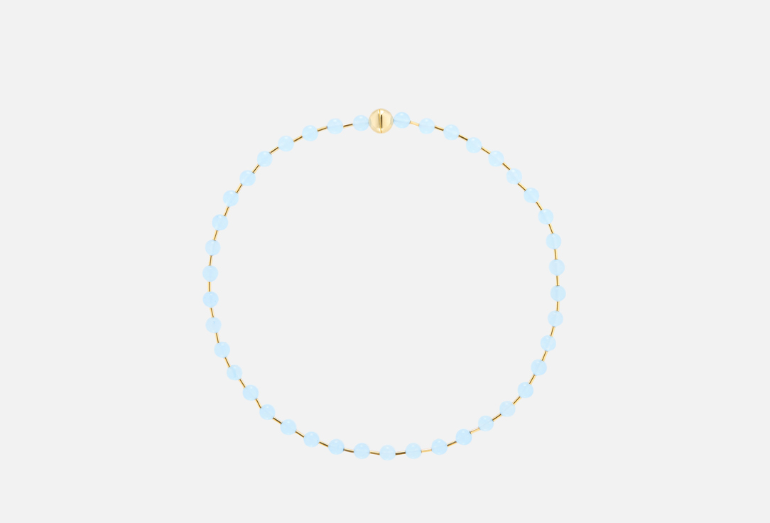 Aquamarine chain gold 1 шт