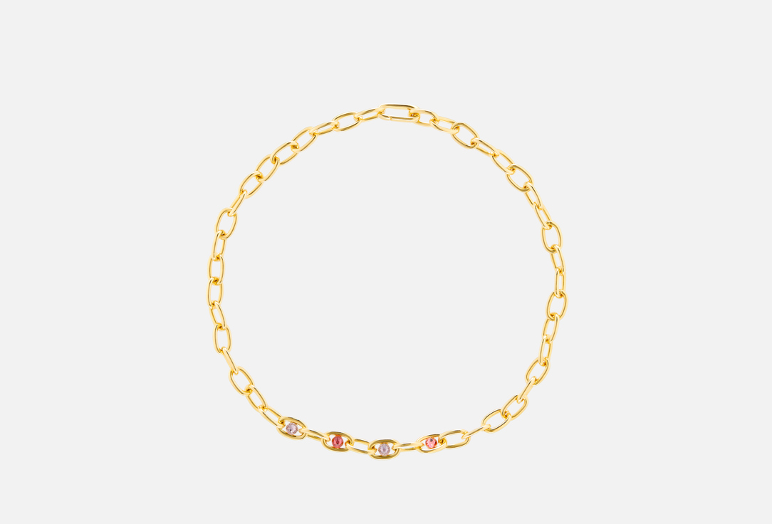 

Цепочка ATTRIBUTE SHOP, Red crystals gold 1 шт