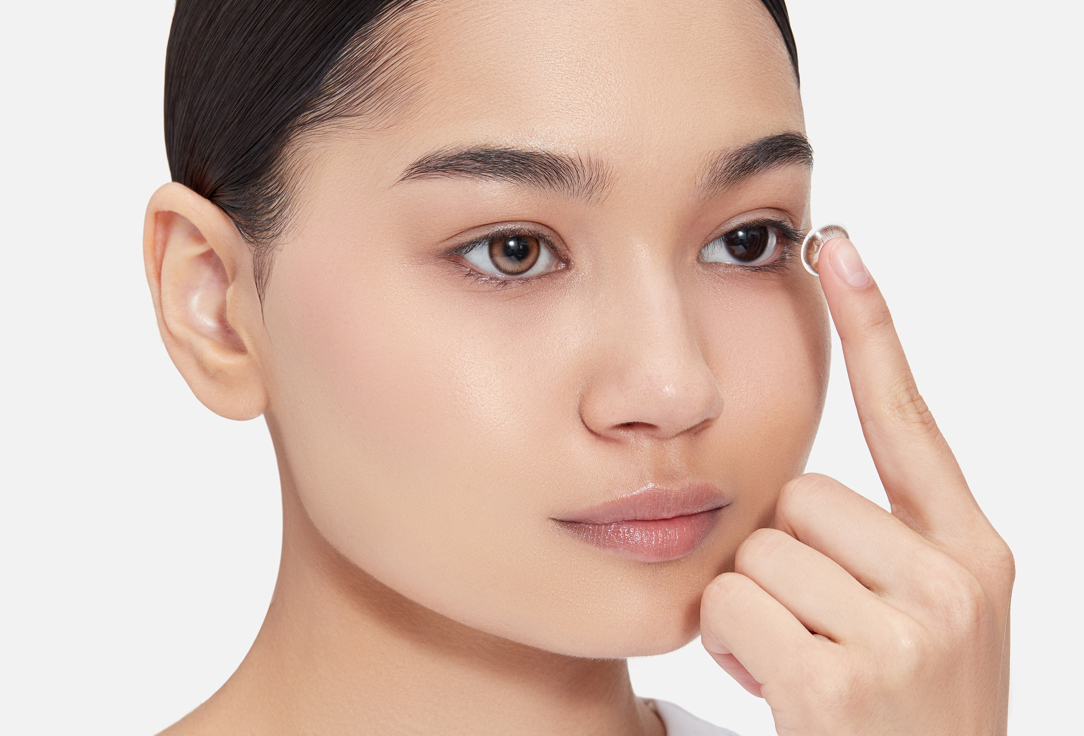 

Цветные контактные линзы ZUMMY, Mimi honey brown 0.00 оптическая сила