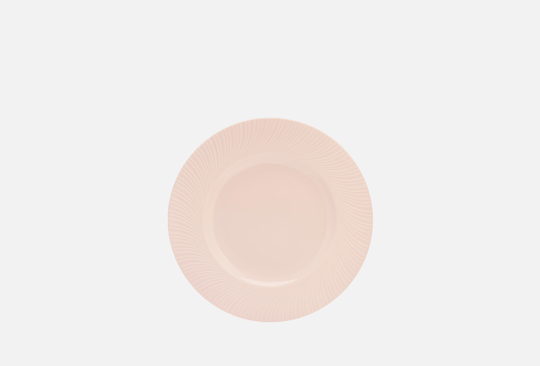 Изображение товара Обеденная тарелка Décor de table Рассвет 27 см розовая фарфор