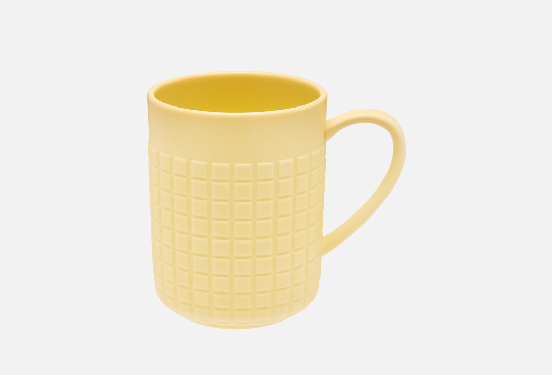 

Кружка DÉCOR DE TABLE, Желтый, Луч, рельеф, желтая, 380 мл 1 шт