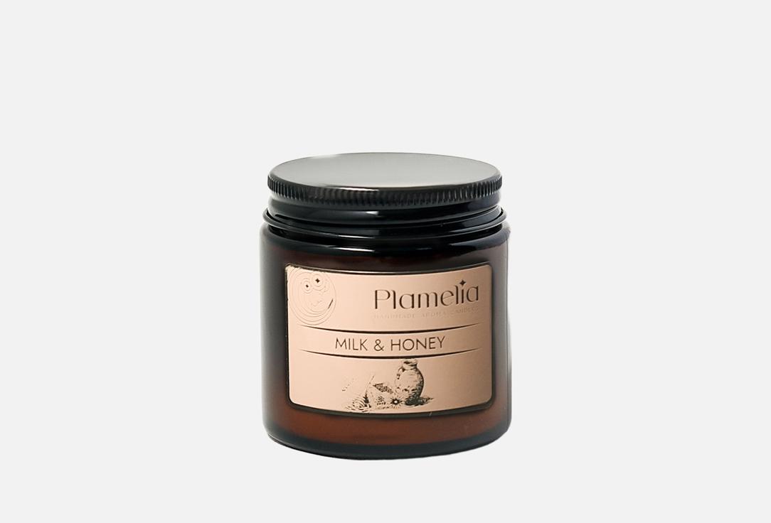 Изображение товара Ароматическая свеча Milk & honey Plamelia 120 мл с натуральным кокосовым воском