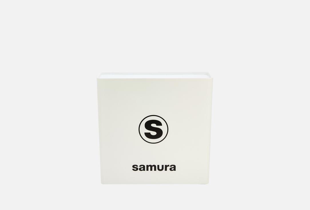 Изображение товара Подставка для ножей Samura Hypercube белая 23x22,5x8,2 см