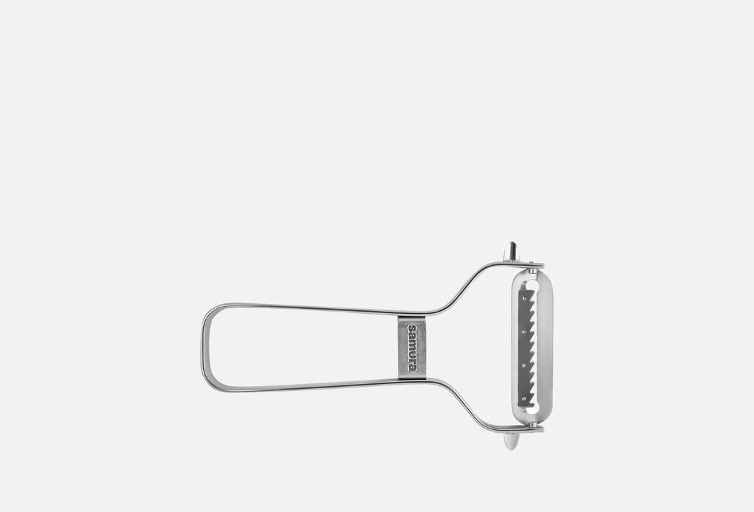 

Овощечистка SAMURA, Лезвие зубчатое, julienne, для нарезки соломкой 1 шт