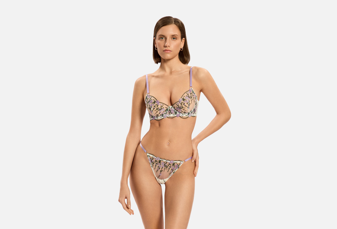 

Нижнее белье MYOSS, Принт, Первоцвет сиреневый XS-S мл