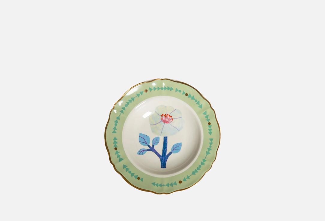 

Тарелка глубокая BITOSSI HOME, Принт, Botanica Green, 23 см 23 см