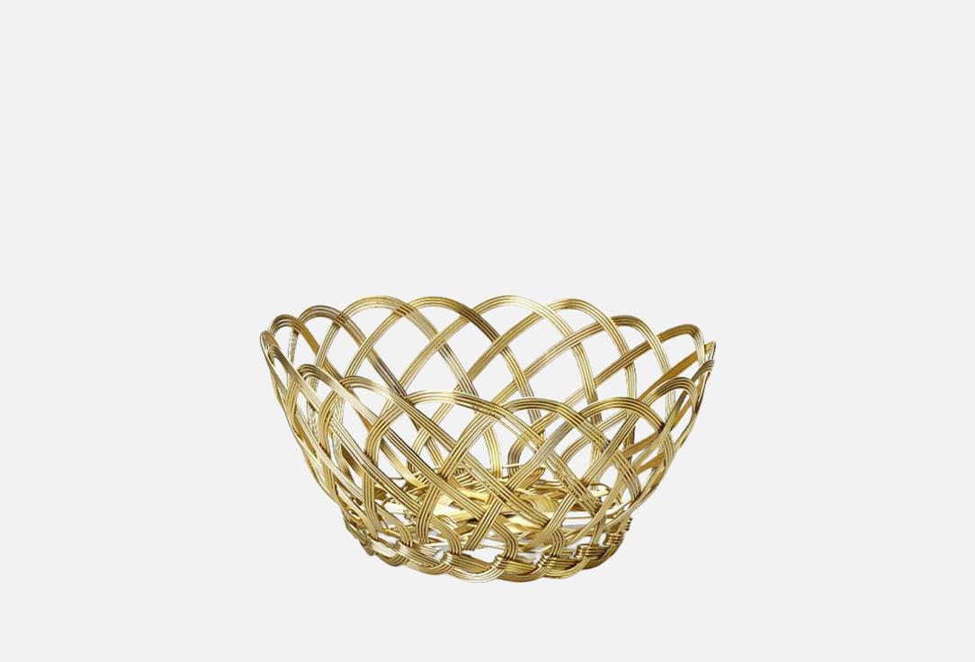 

Корзина BITOSSI HOME, Золотой, Intreccio, 15 см 15 см