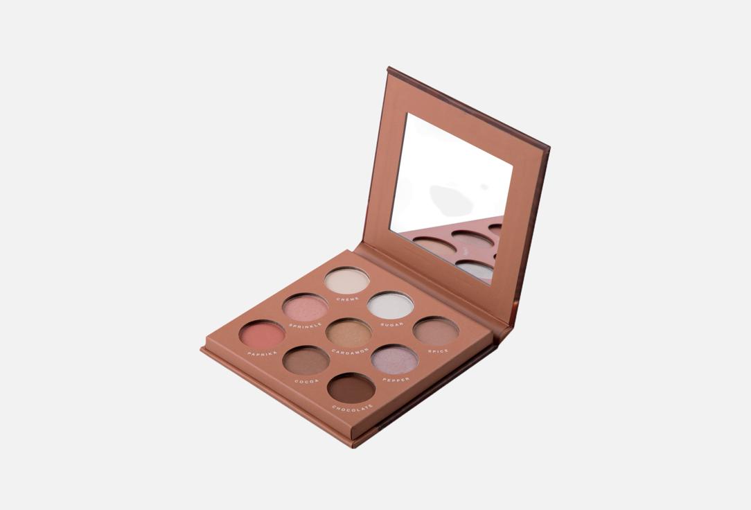 Изображение товара РУБИ РОЗ Палетка теней Sugar&Spice для век яркий макияж 12 оттенков