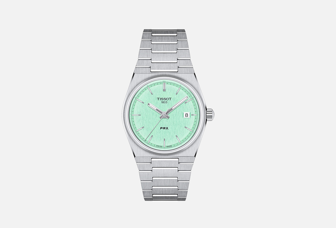 Изображение товара Наручные часы Tissot PRX 35MM с бирюзовым циферблатом и водозащитой 100 м