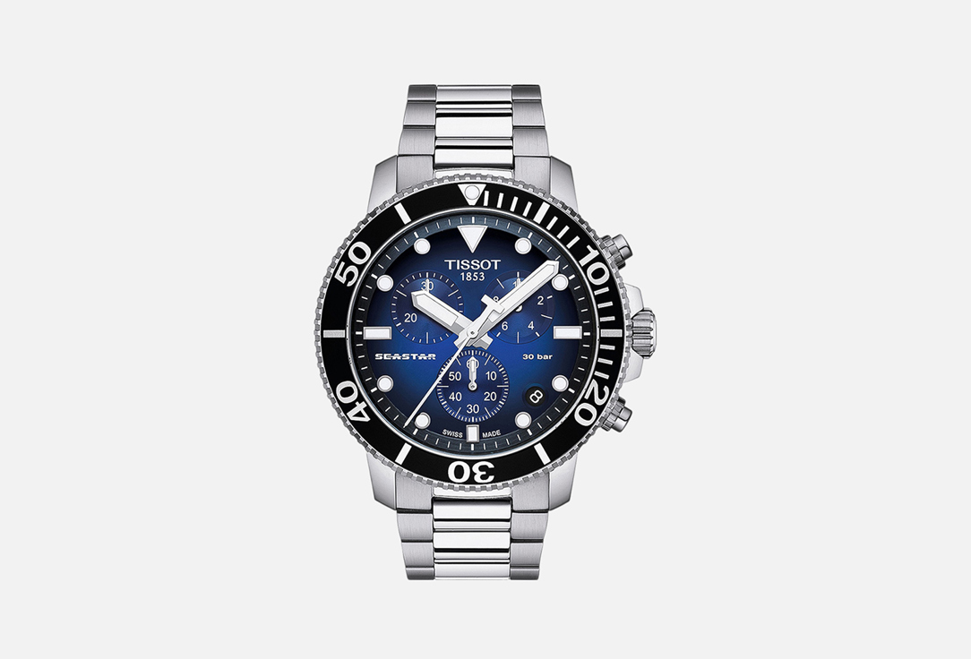 

Часы наручные кварцевые TISSOT, Seastar 1000 Chronograph 45.5 mm 1 шт