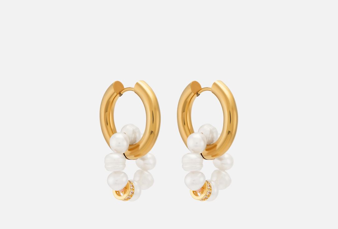 

Серьги KOMSI BRAND, Pearl Ring 2 шт