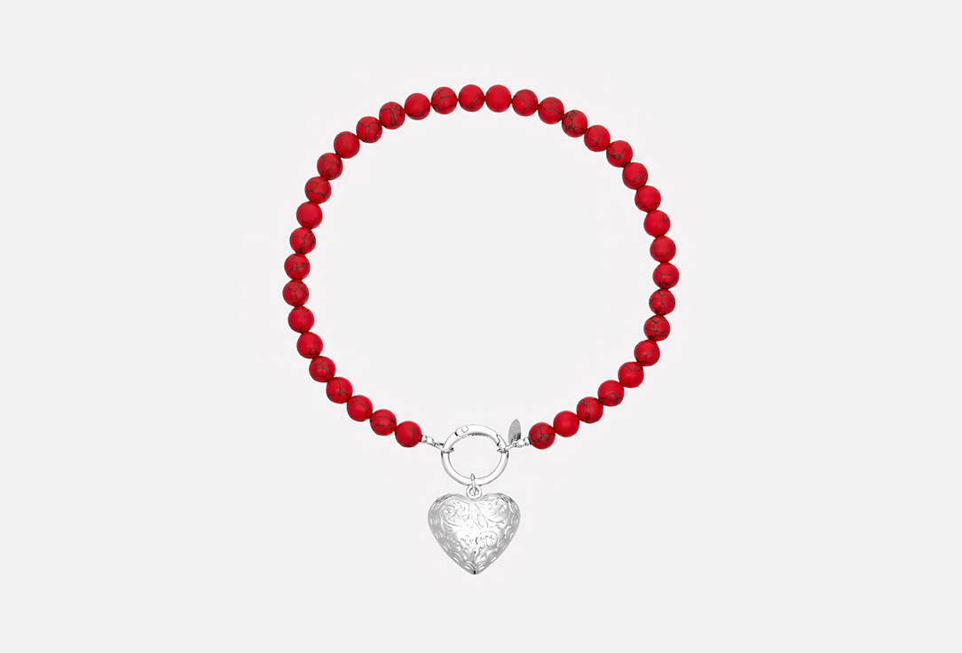 Изображение товара Чокер Komsi Brand Frozen из медицинской стали и натурального камня 48 см