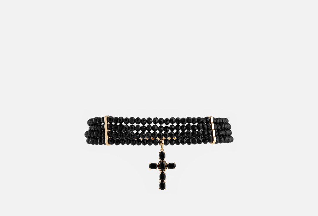 Изображение товара чокер La Family из хрусталя с крестом