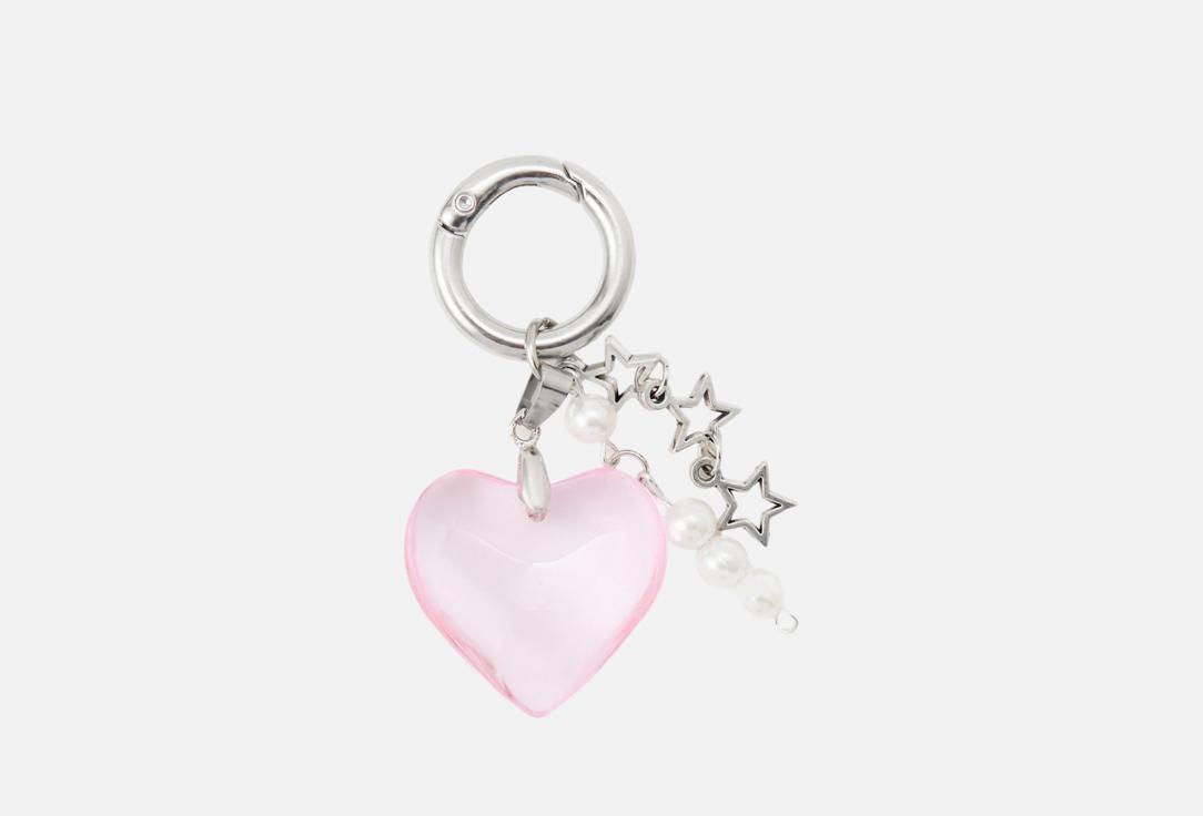 Изображение товара Брелок для сумки PABUR сердце розовое