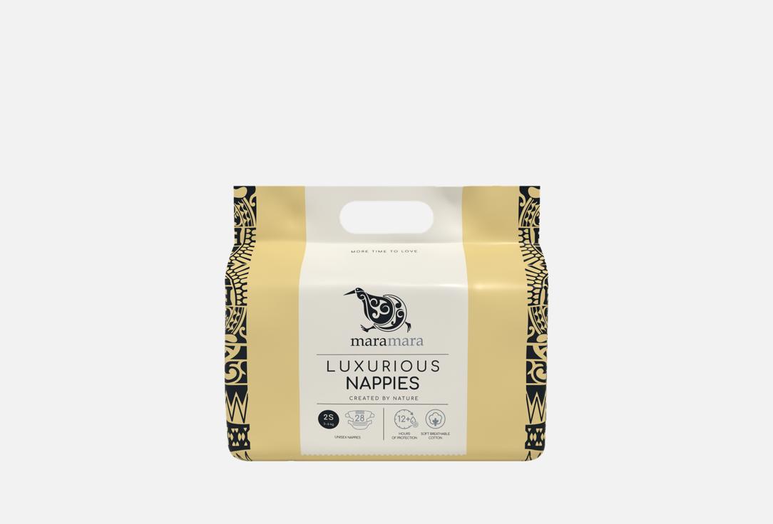 

Подгузники MARAMARA, luxurious 2S, 3-6 кг 28 шт