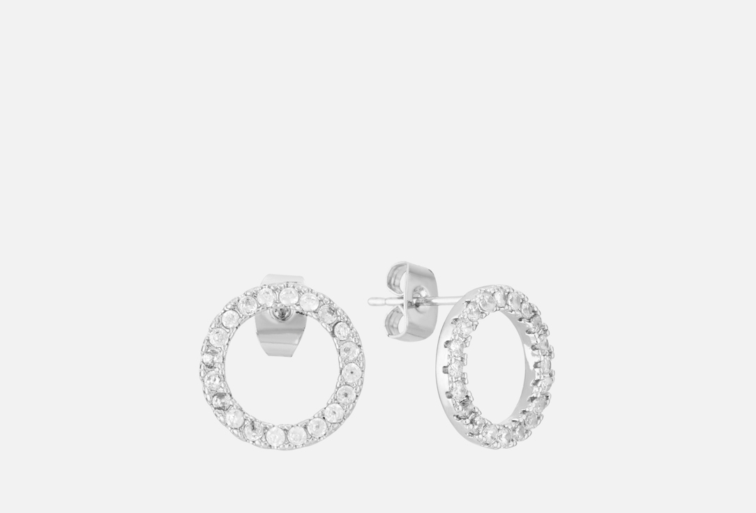 

Серьги VENUS., SPARKLE CIRCLE WHITE 2 шт