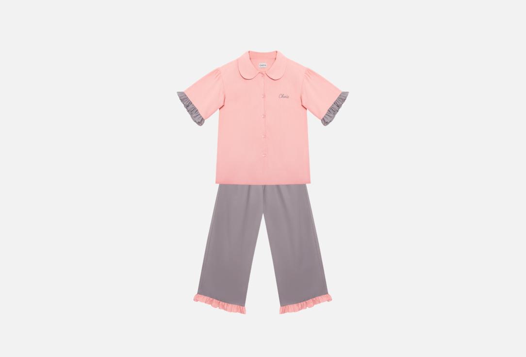 Изображение товара Пижама Chois Herbal с вышивкой и рюшей для женщин демисезонная