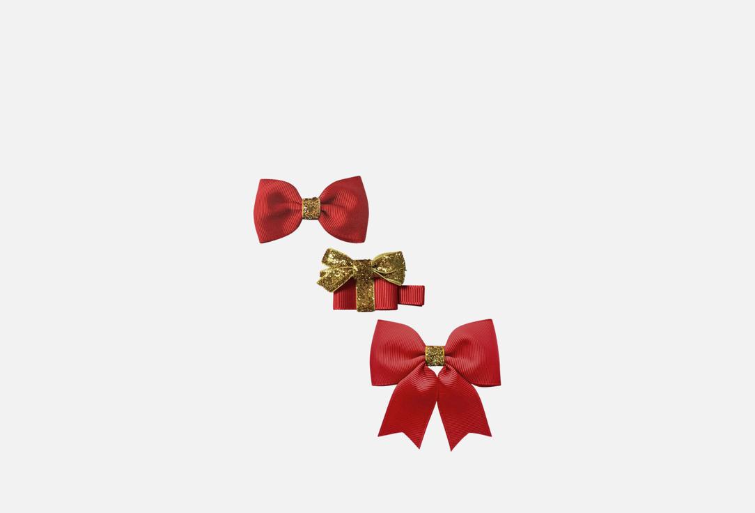 

Набор заколок для волос MILLEDEUX, Красный, Бантики и подарок 3 шт